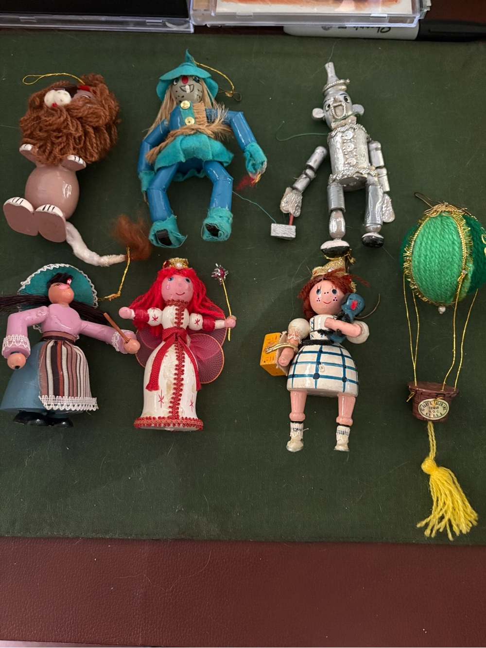 Vintage Kurt Adler Wizard of Oz Ornaments